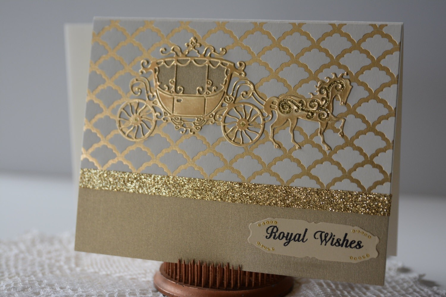 elegant wedding card wedding handmade greeting card
