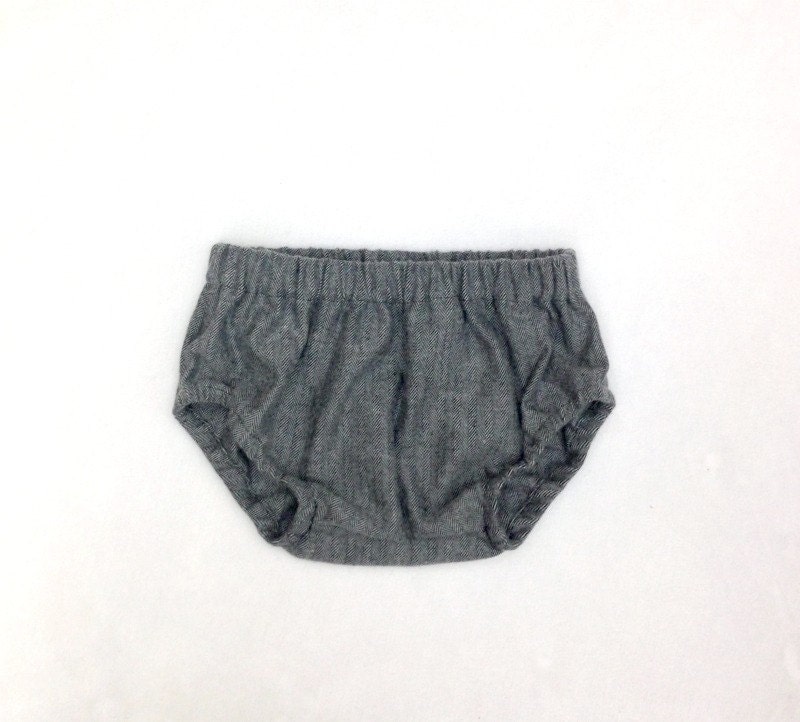 Boys diaper cover Gray diaper cover baby boy prop nappy