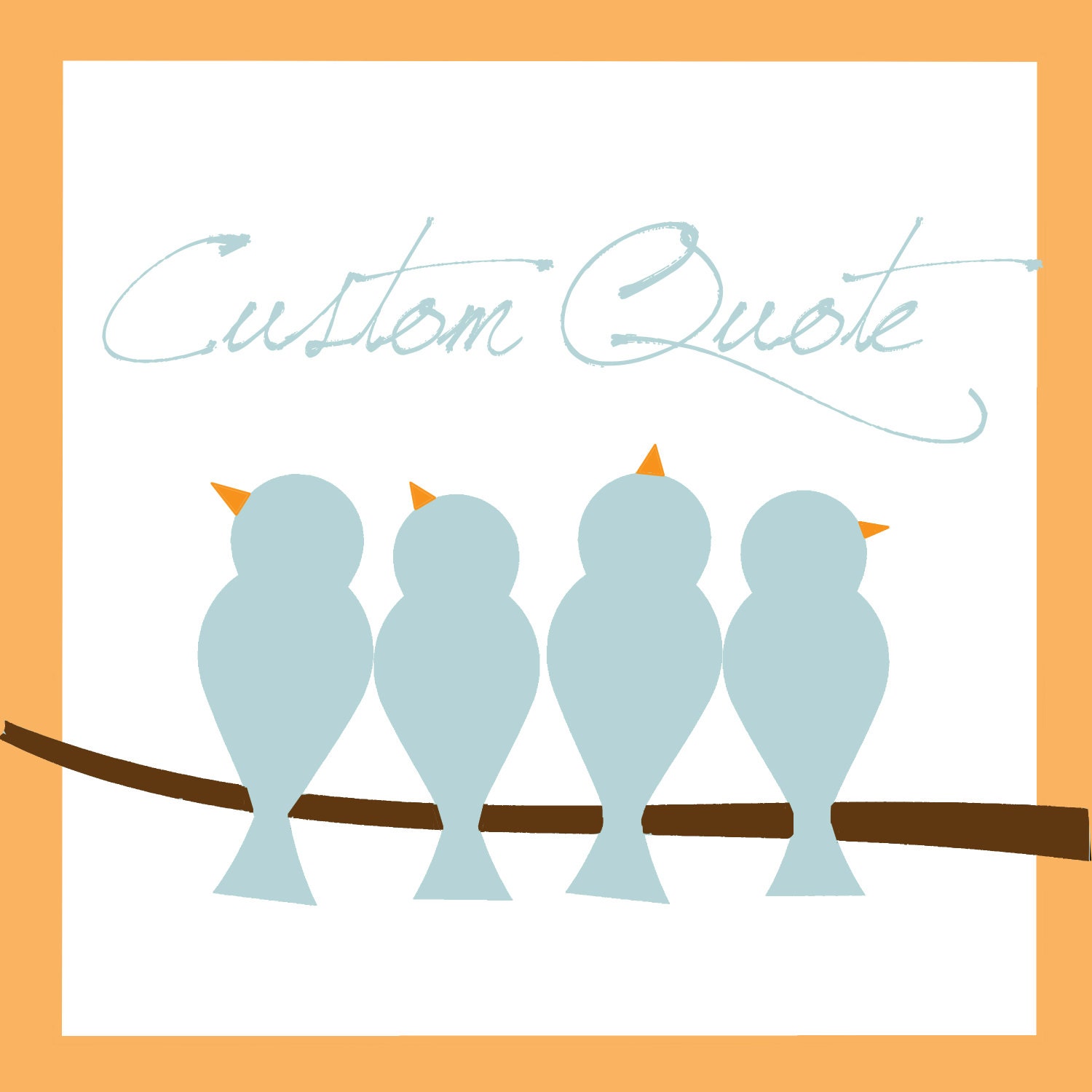 CUSTOM PRINT Inspirational Quote Paper Art Print Made to