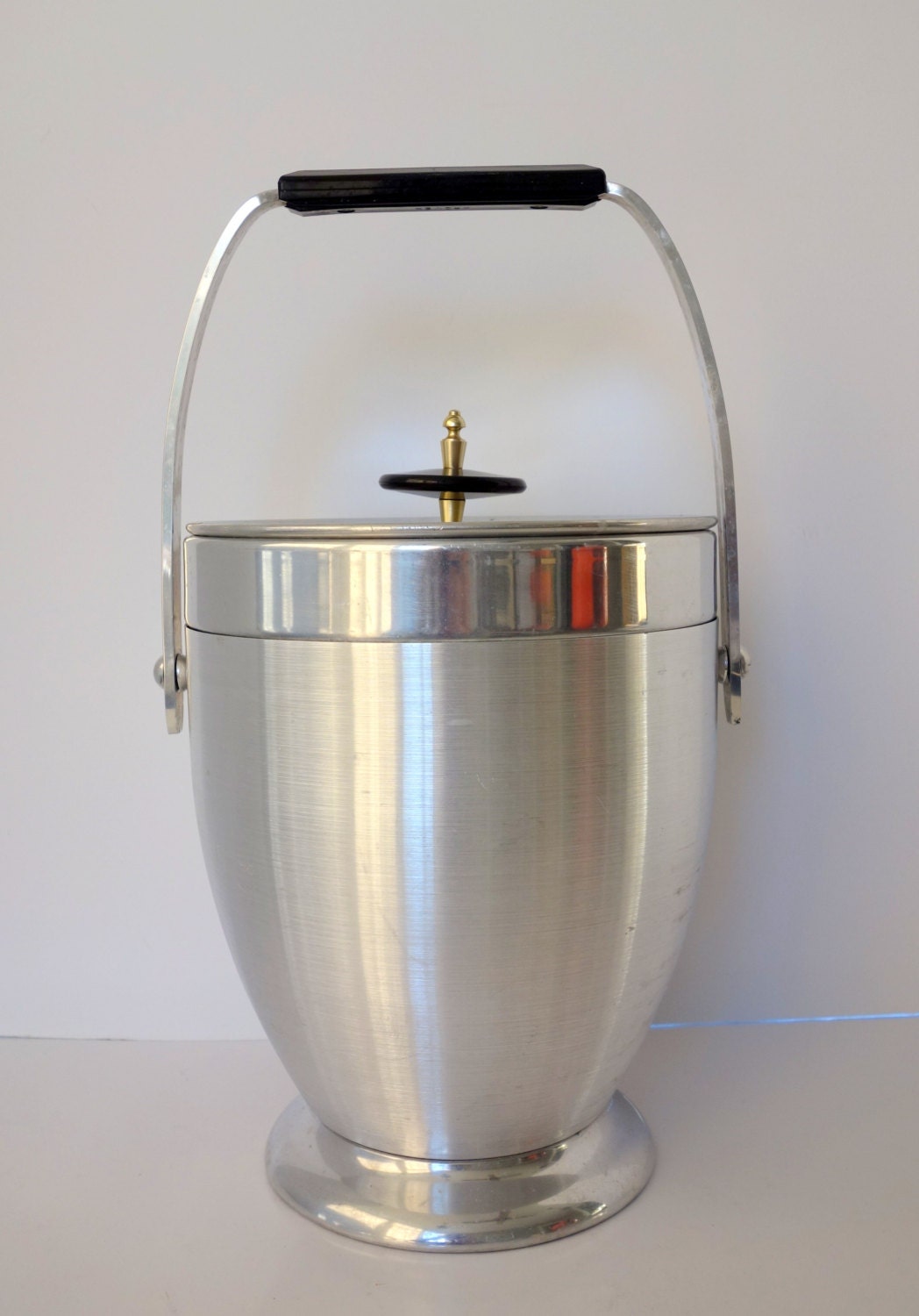 Atomic Aluminum Ice Bucket Kromex Vintage Barware Haute Juice