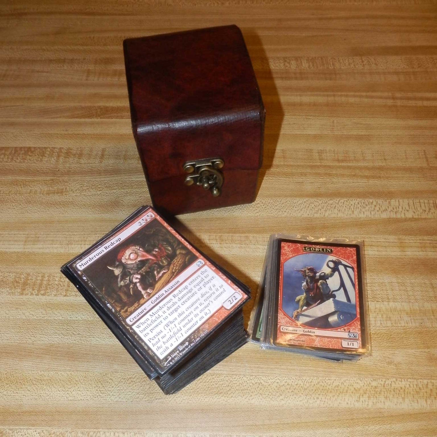 Leather Magic the Gathering Deck Box Commander / by ...