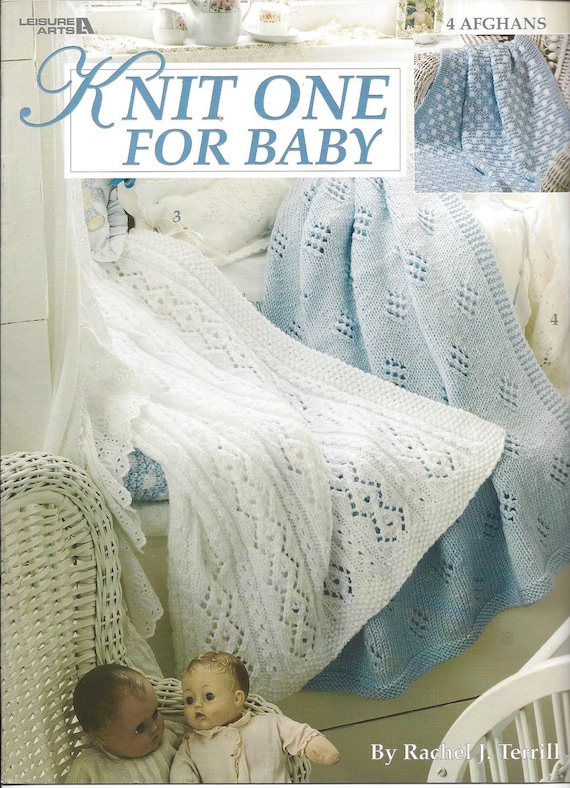 Knit One For Baby Leisure Arts 2687 Knit Baby Pattern
