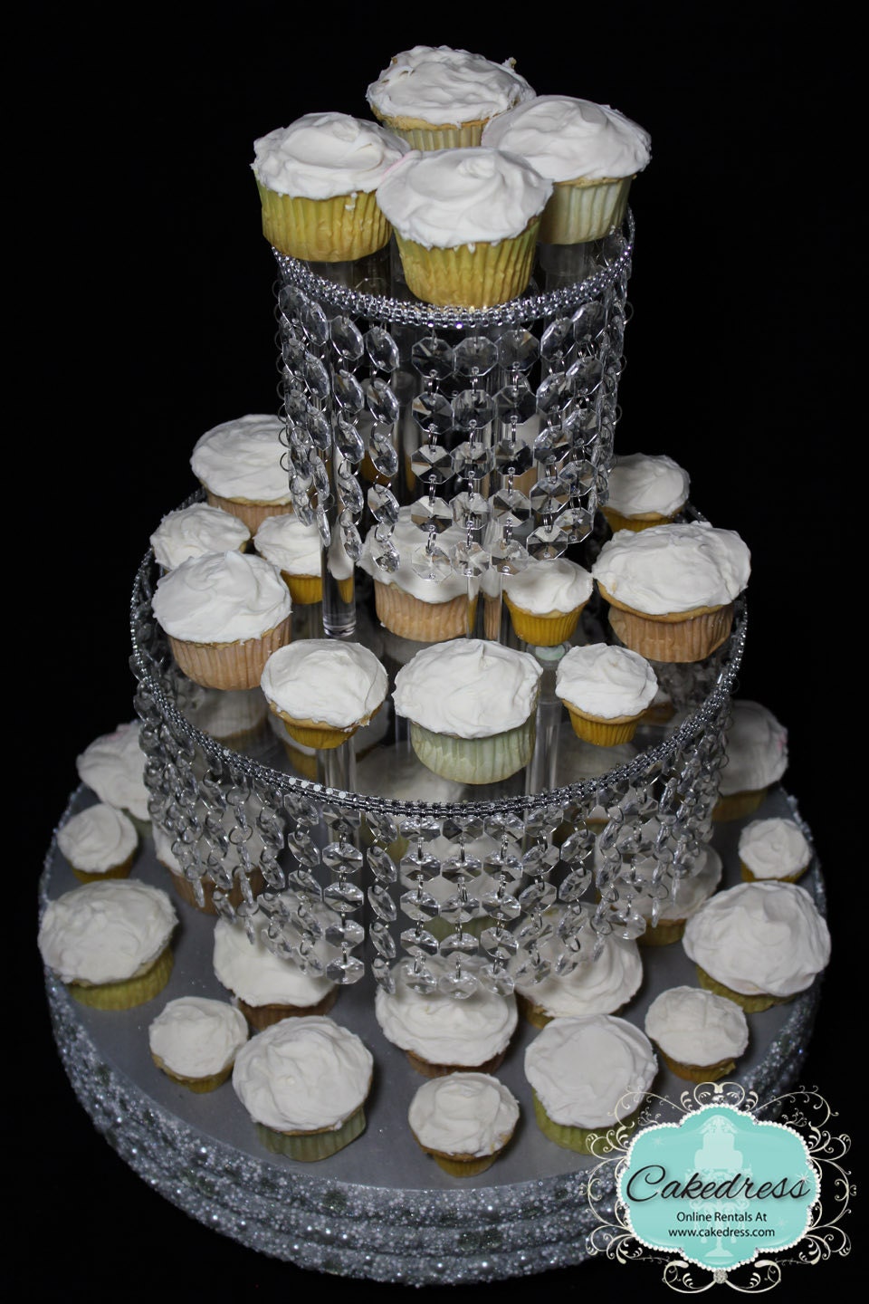 Wedding Cake StandBlingCrystal Cake Stand by CakeDress on Etsy