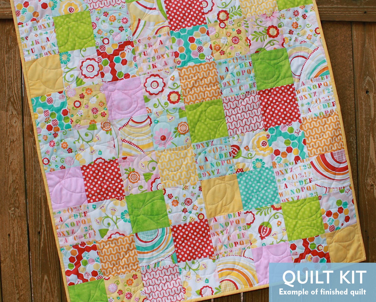 Simply Sweet Baby Quilt Kit Baby Girl Blanket Beginner