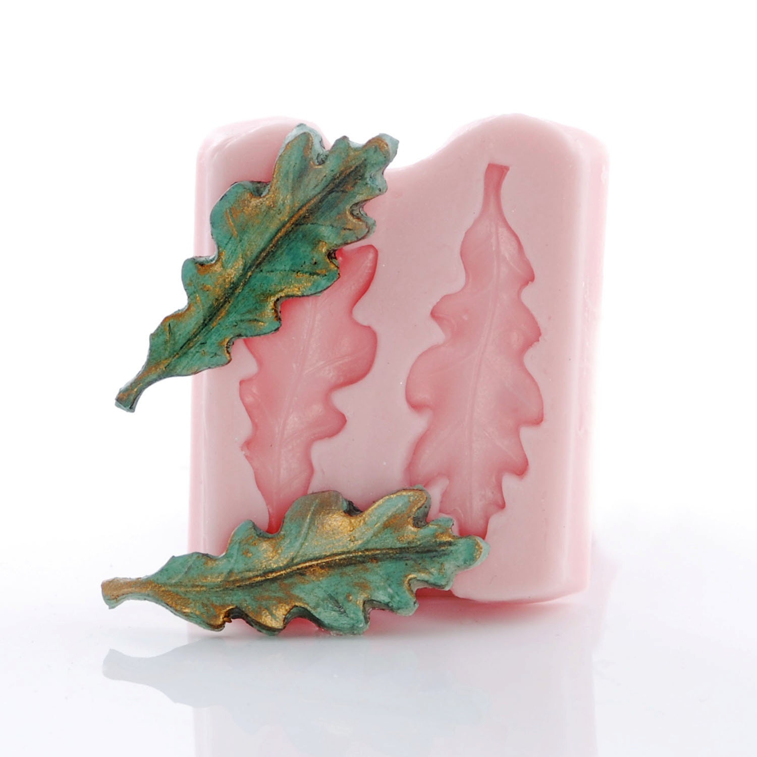 Silicone Mold Oak Leaf Flexible Mold Resin Polymer Clay