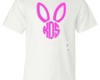 easter monogram shirt