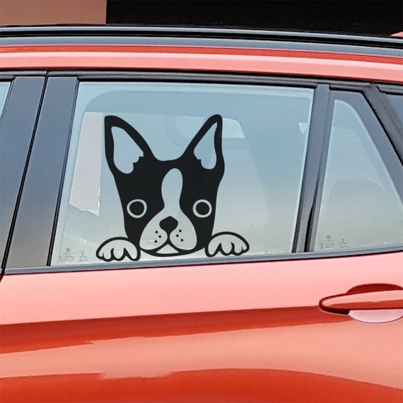 Car Window Decal Bulldog Dog Decals Paws Vinyl by BestDecals