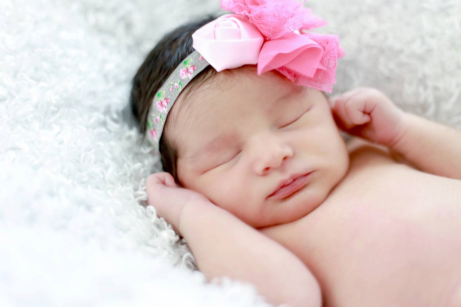 soft pink gray feather and flower newborn headband newborn pink flower headband pink baby headband pink headband soft pink gray feather and flower newborn headband newborn pink flower headband pink baby headband pink headband