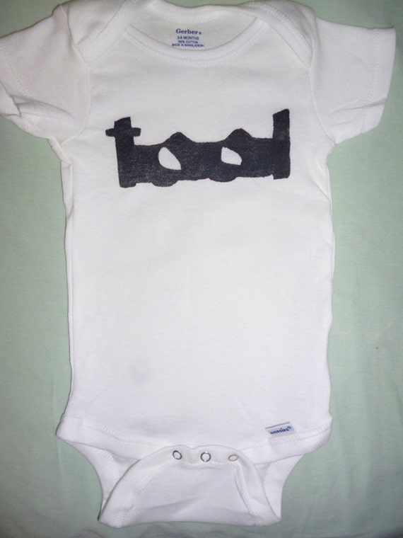 Handpainted TOOL Band Baby Onesie ® / Snapsuit Toddler Kids