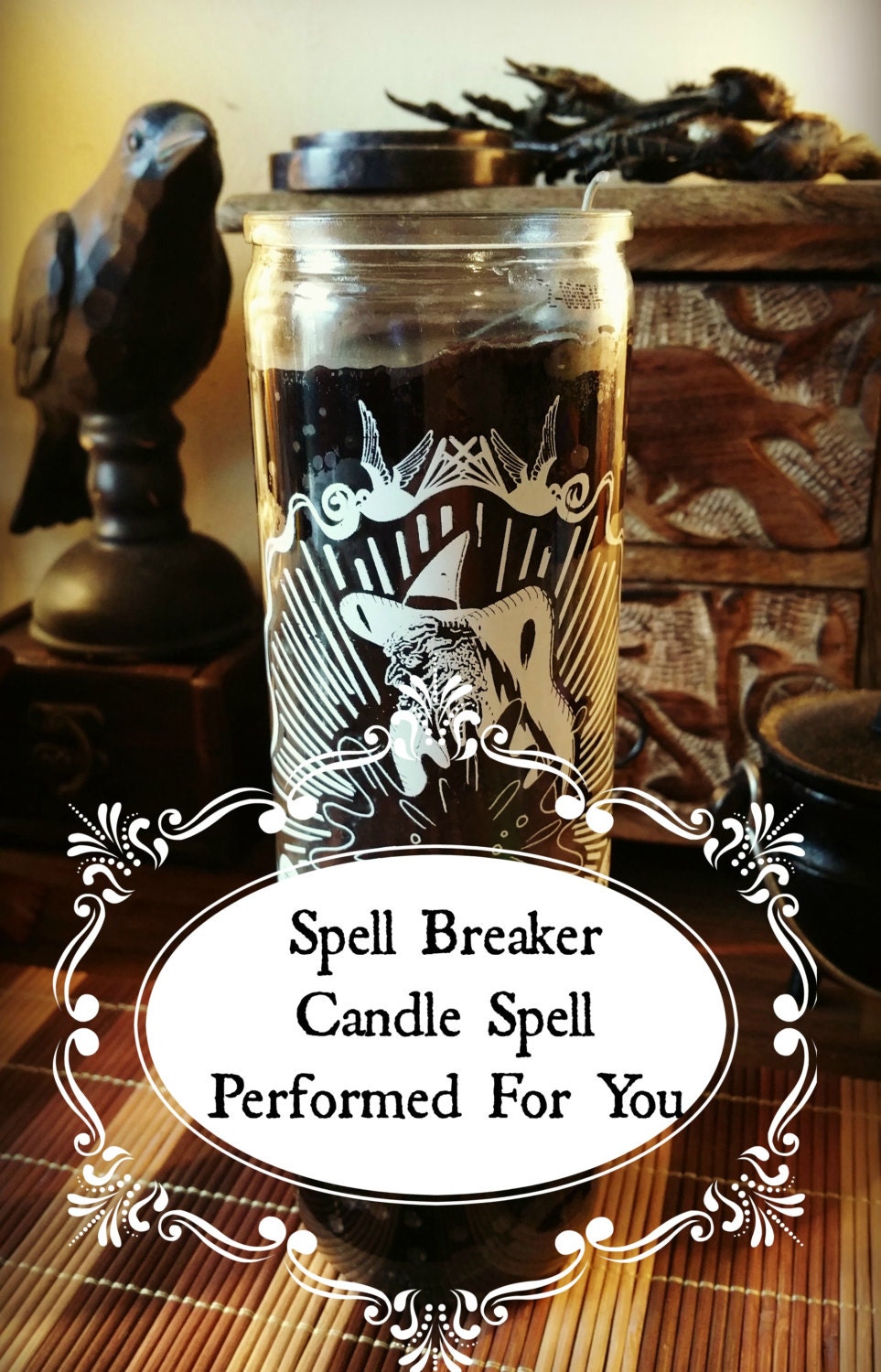 Spell Breaker Candle Spell Performed For You by BarefootWitchery