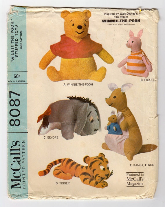 winnie the pooh stuffed characters