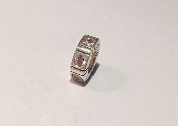 Authentic Pandora Charm Spacer Pink Trinity S925 by JCNormsJewelry