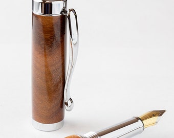 Fountain Pen-Crosscut Goncalo Alves Wood