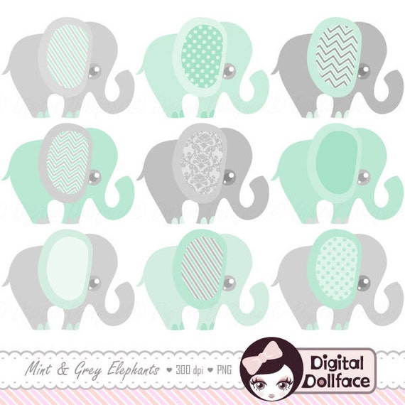 clipart green elephant - photo #43