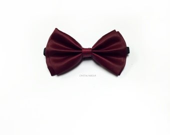 Burgundy Bow Tie, Cranberry bowtie, Burgundy Tuxedo Bow Tie, burgundy bowtie, burgundy bow tie, maroon bow tie, dark wine bow tie, burgundy