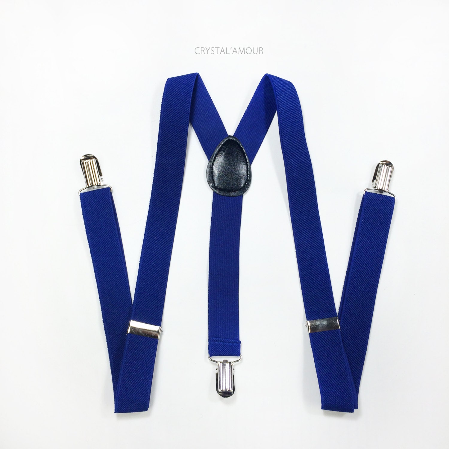 Men's Suspenders blue suspenders royal blue suspenders