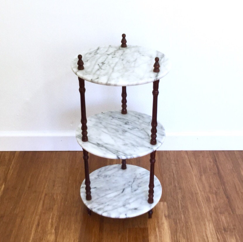 marble plant table