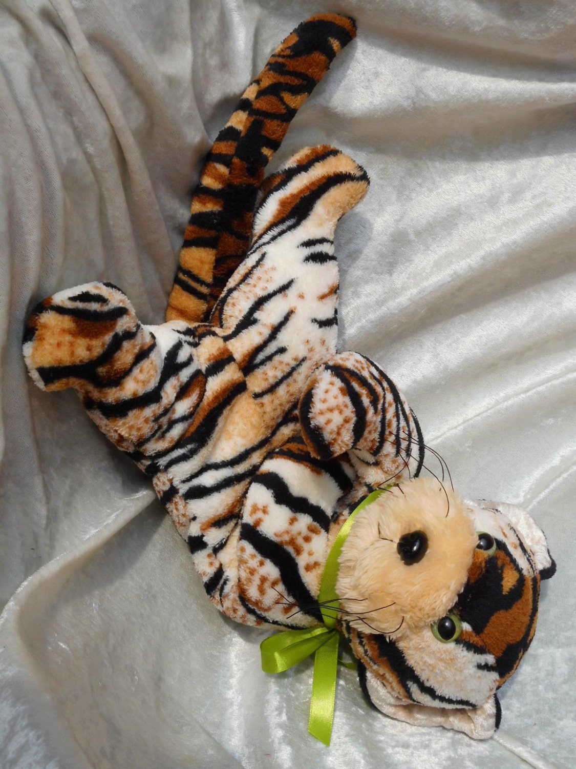 Stuffed Animal TIGER plush toy Cat plushie by TALLhappyCOLORS