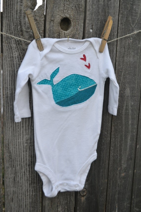 Whale Onesie by HenrietteSews on Etsy