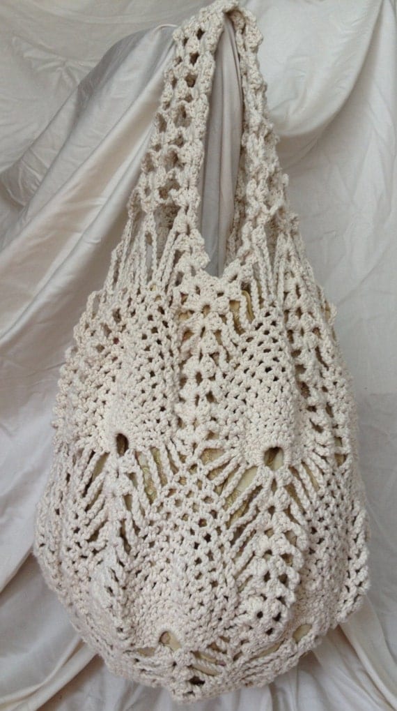 Items similar to Crochet Pineapple Tote Bag on Etsy