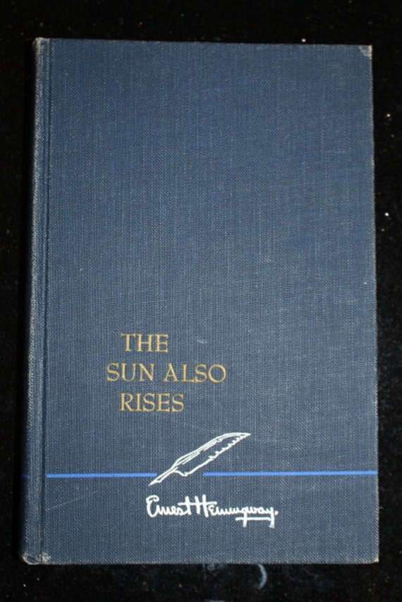 1954 Edition Hardcover of The Sun Also Rises by
