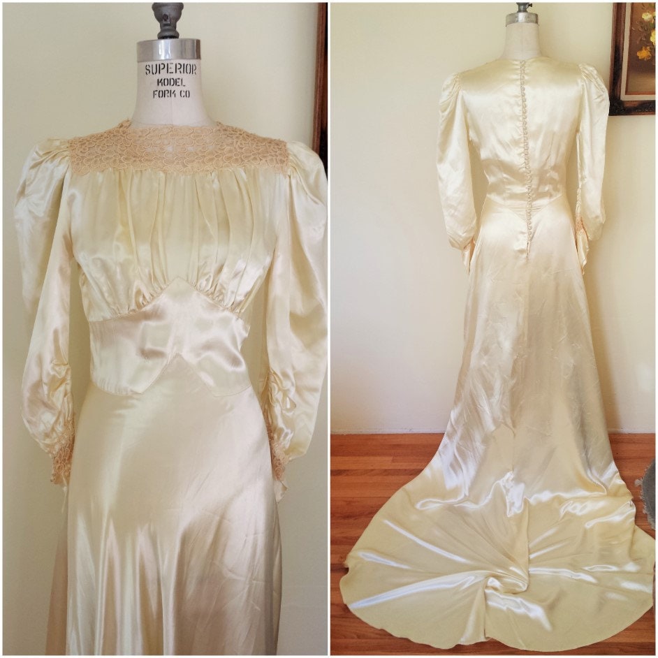 Vintage 30S Wedding Dresses 2