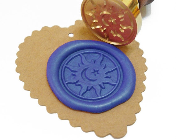 SUN MOON STAR Wax Seal Stamp or Wax Stick Box Set SUN MOON STAR Wax Seal Stamp or Wax Stick Box Set
