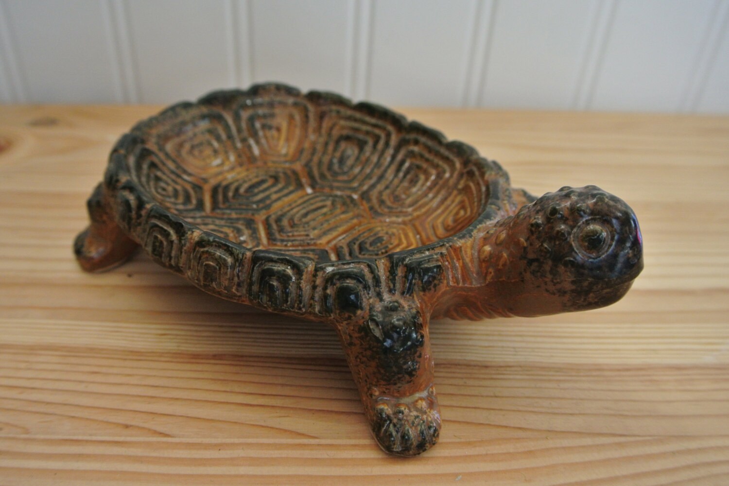 Vintage Turtle Tortoise Soap Dish