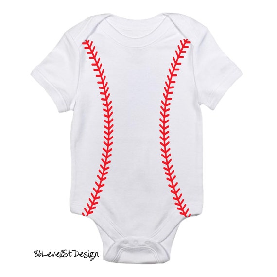 infant baseball tee onesie