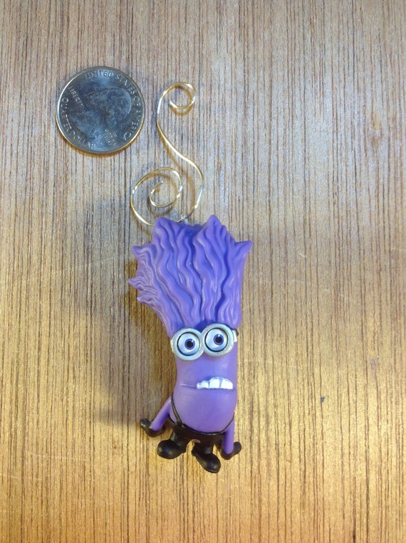 Purple Minion Despicable Me figure Holiday / Christmas