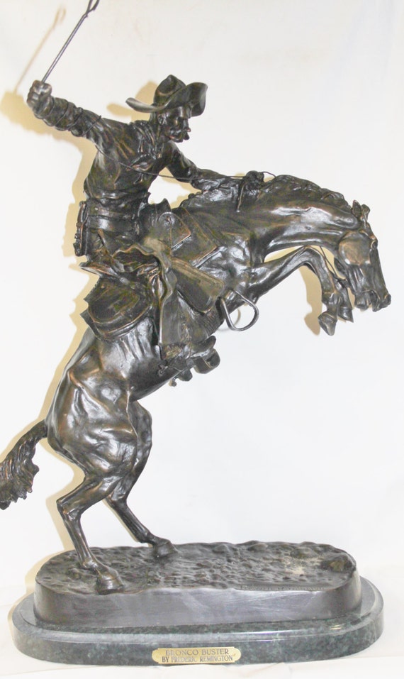 Bucking Horse After Frederic Remington Bronco by CulturalPatina