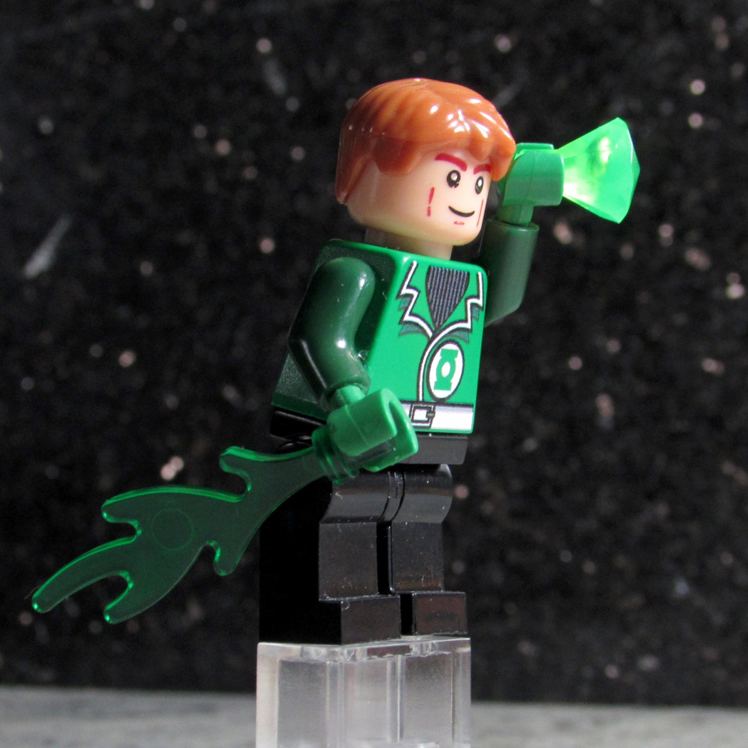 New Custom GREEN LANTERN Lego size Guy Gardner Minifigure