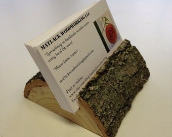 Wooden Business Card Holder by Matlack Woodworking