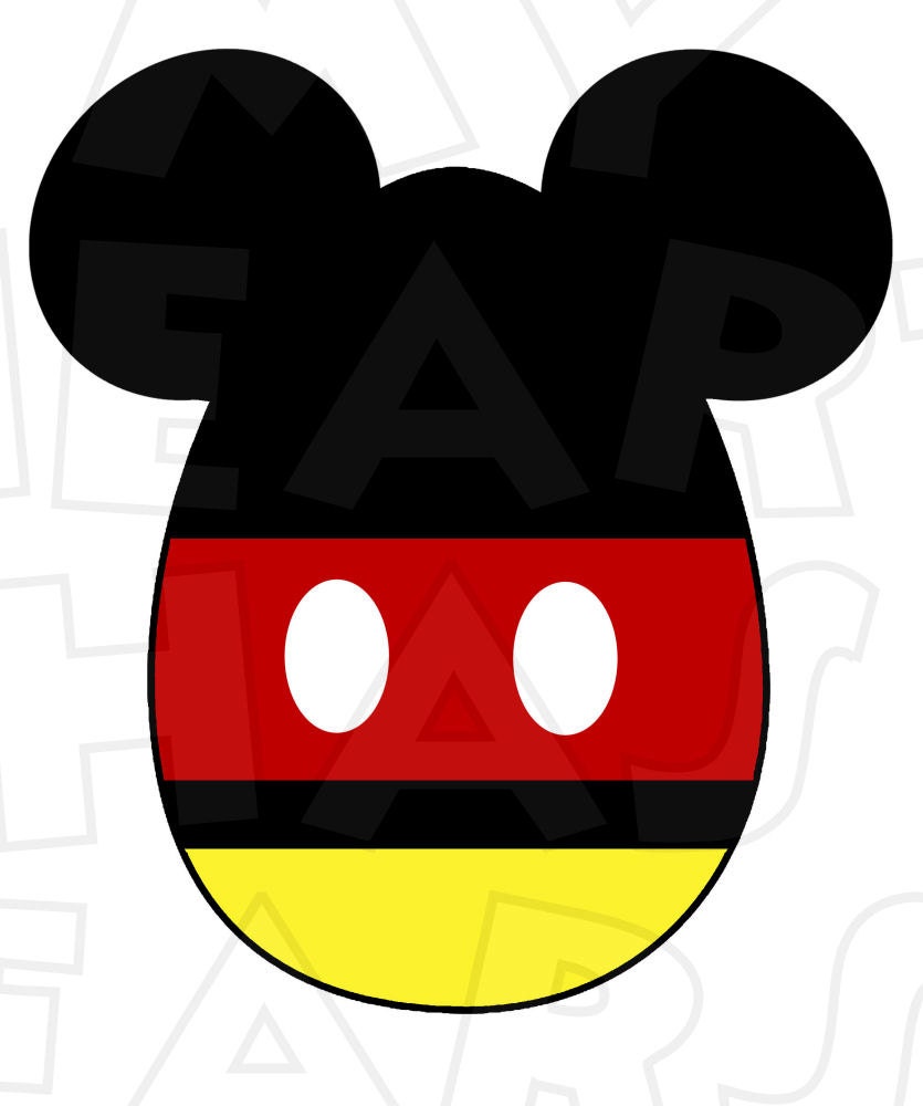 Download Mickey Mouse Easter Egg Digital Iron on transfer clip art