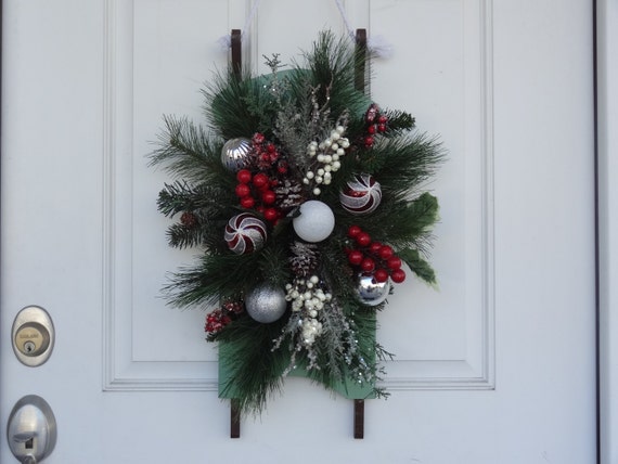 Christmas Wreath: Sage Green Sled with by RoyalStreetBoutique