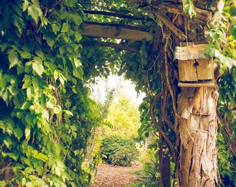 TREE ARBOR Green Birdhouse Wall Decor Spring Home Leaves TREE ARBOR Green Birdhouse Wall Decor Spring Home Leaves