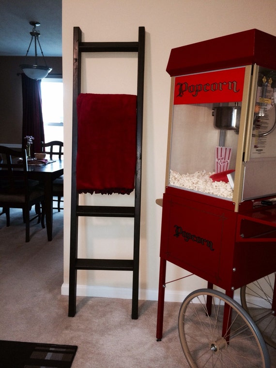 6ft Blanket Ladder Nursery Decor Leaning Ladder by RusticVue