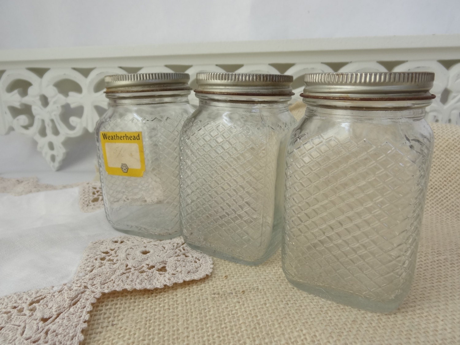 Vintage Glass Containers 100