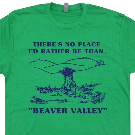 Beaver Valley Funny T Shirt Sex Sexual Slogan Tee Retro