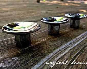 Chrome Knobs Mid Century Furniture Pulls Modern Dresser Knobs Silver Cabinet Knobs Vintage Knobs Retro Drawer Knobs Drawer Pull Handles