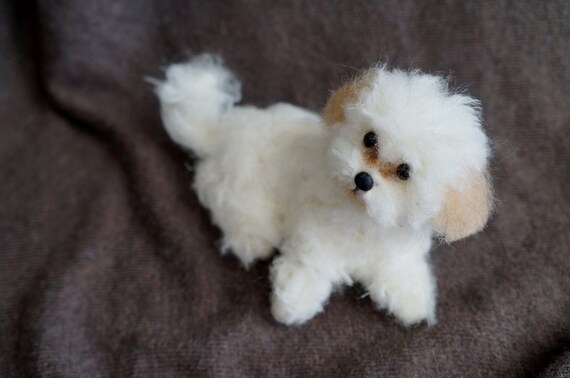 mini havanese dogs needle felted havanese felt animal custom mini havanese dogs needle felted havanese felt animal custom
