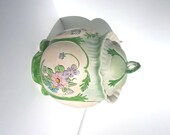 Hand painted Jar/ Candy Jar/Ceramic Jar/Floral Jar/ Cookie Jar/ Biscuit Jar/Easter Jar/Spring Jar