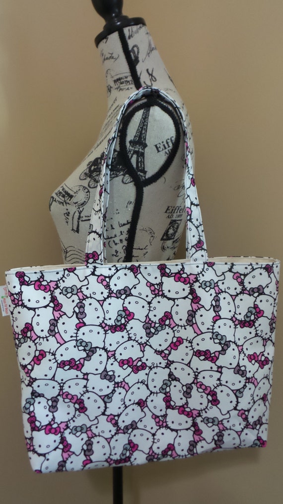 Items similar to Hello  Kitty  Tote  Bag  Shoulder Bag  