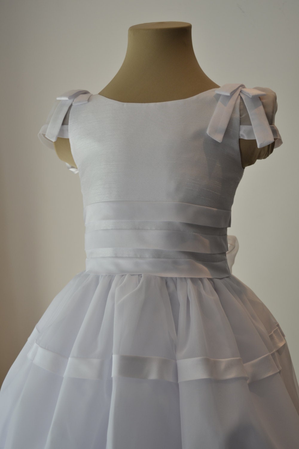 First Holy Communion Dress White Flower Girl Special First Holy Communion Dress White Flower Girl Special