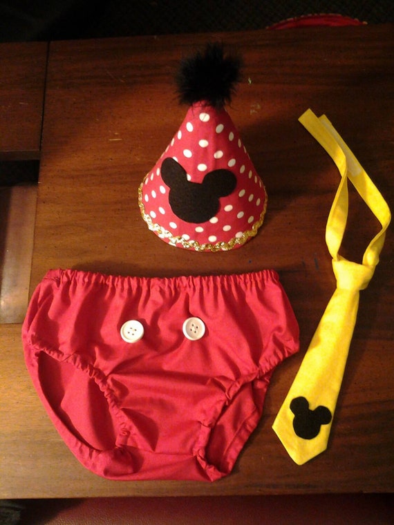 mickey mouse smash cake outfit