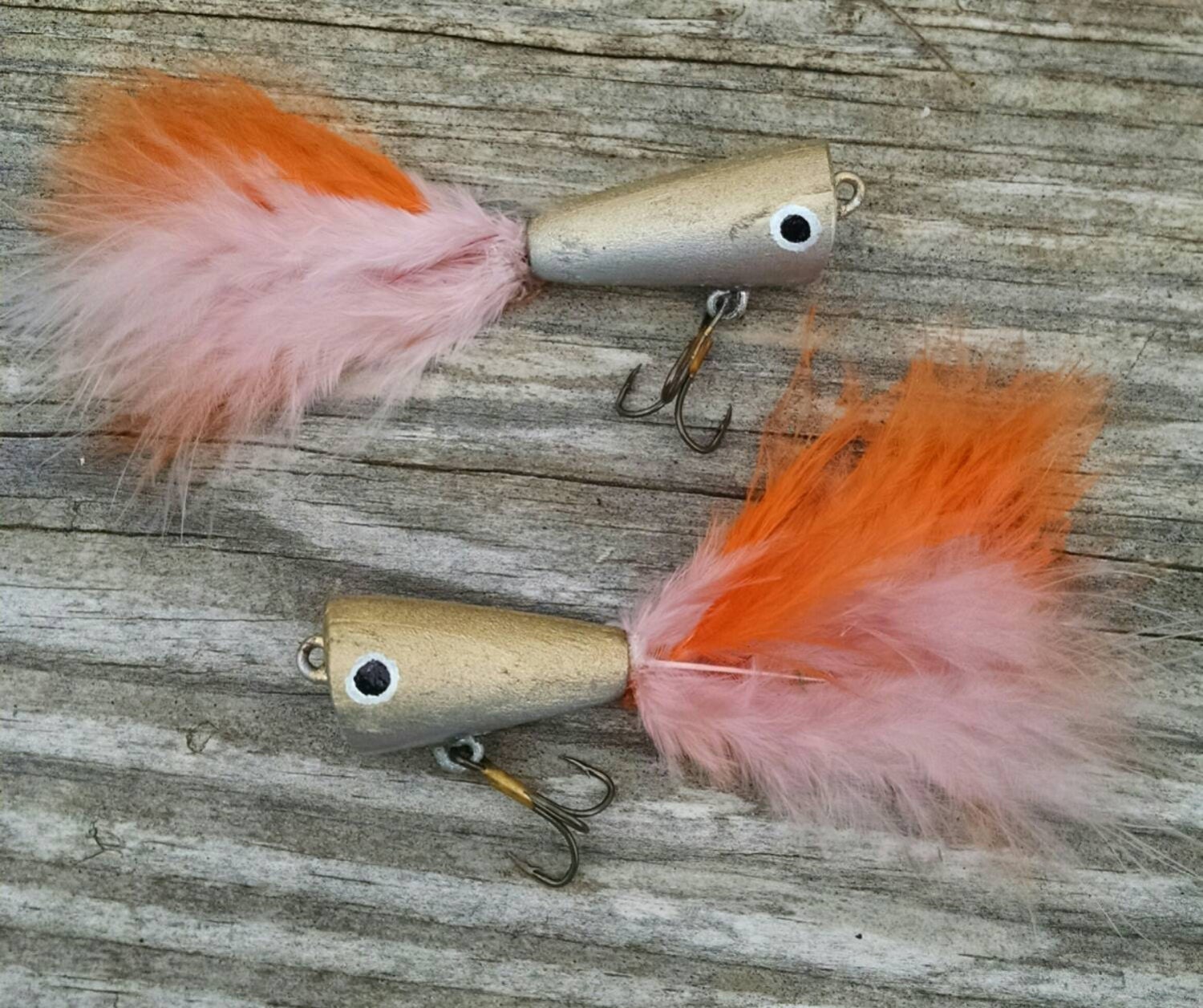 Wooden top water lure by TreadwayGlassanStuff on Etsy