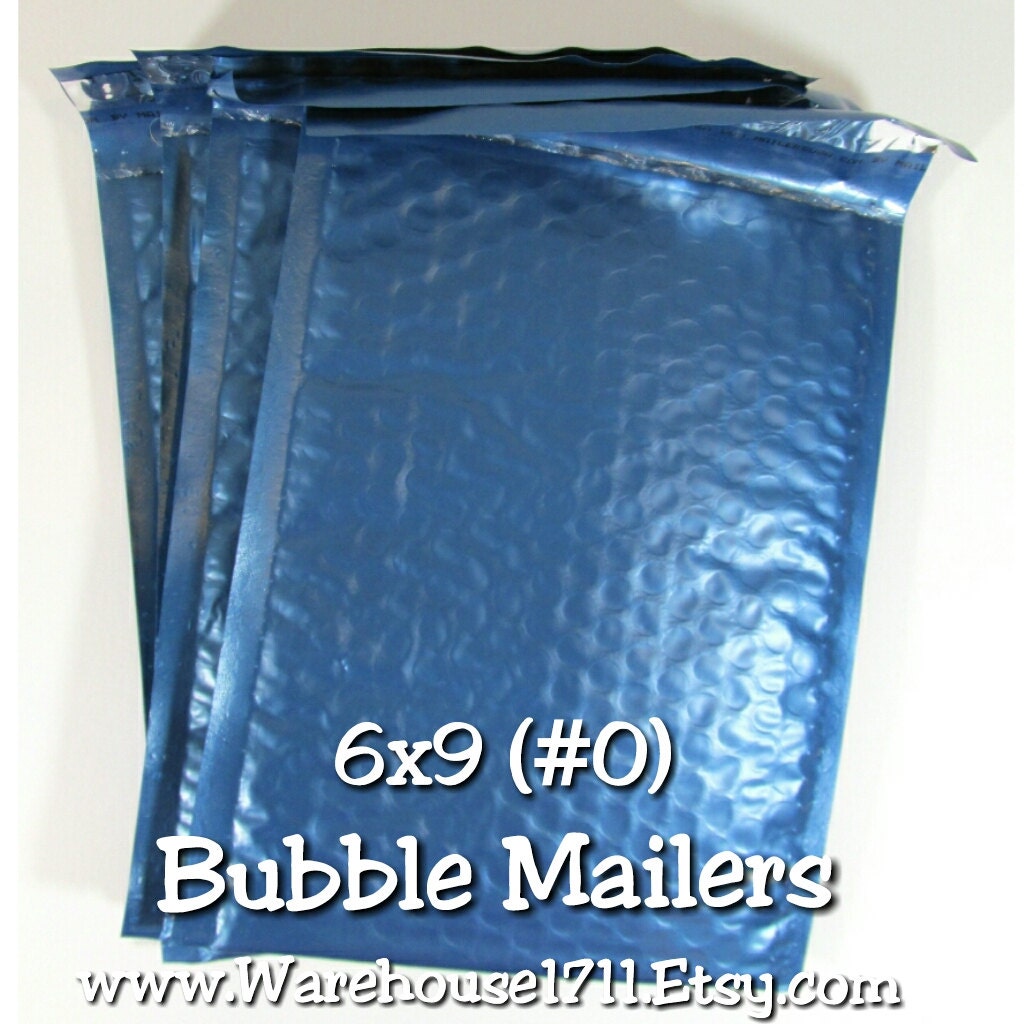 15 Blue Poly Bubble Mailers/Size6x9 0/Packing by Warehouse1711