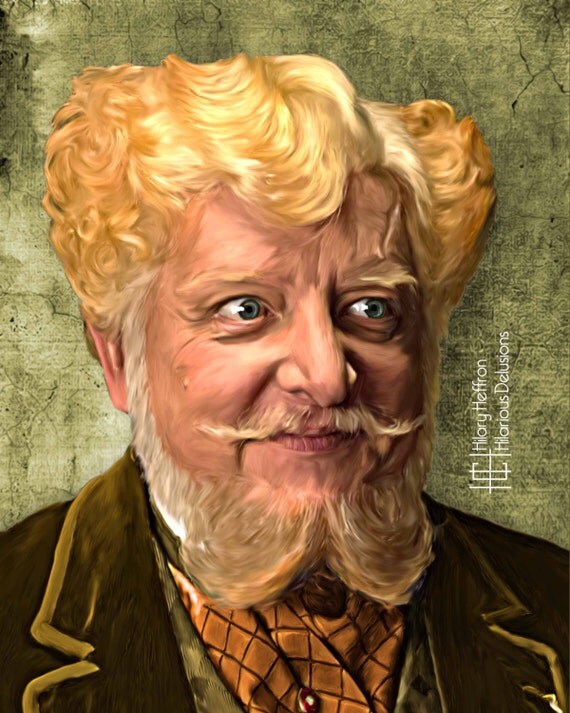 Mr. Ferdinand Lyle Portrait Digital Painting by HilariousDelusions