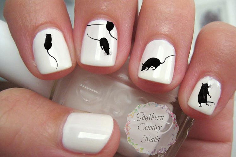 Rats Gerbil Nail Art Decals