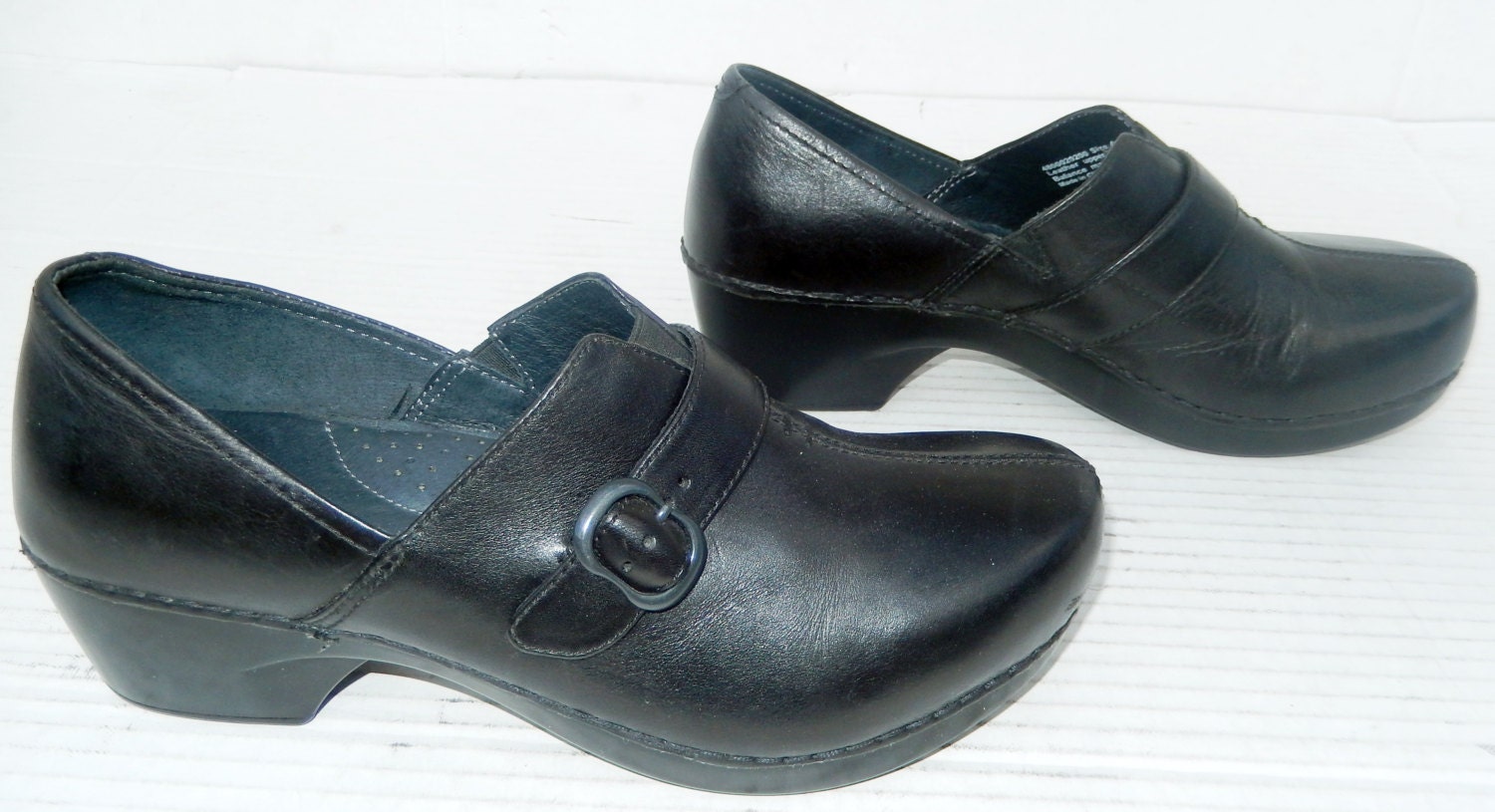 Dansko Women Black Clogs Size 41 US size 10.5 11 by OrtegaVintage